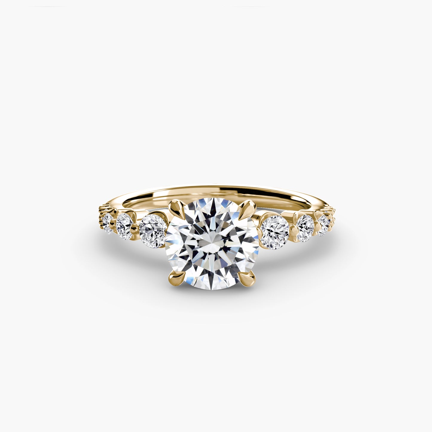 The Cascade Diamond Ring with secret diamond
