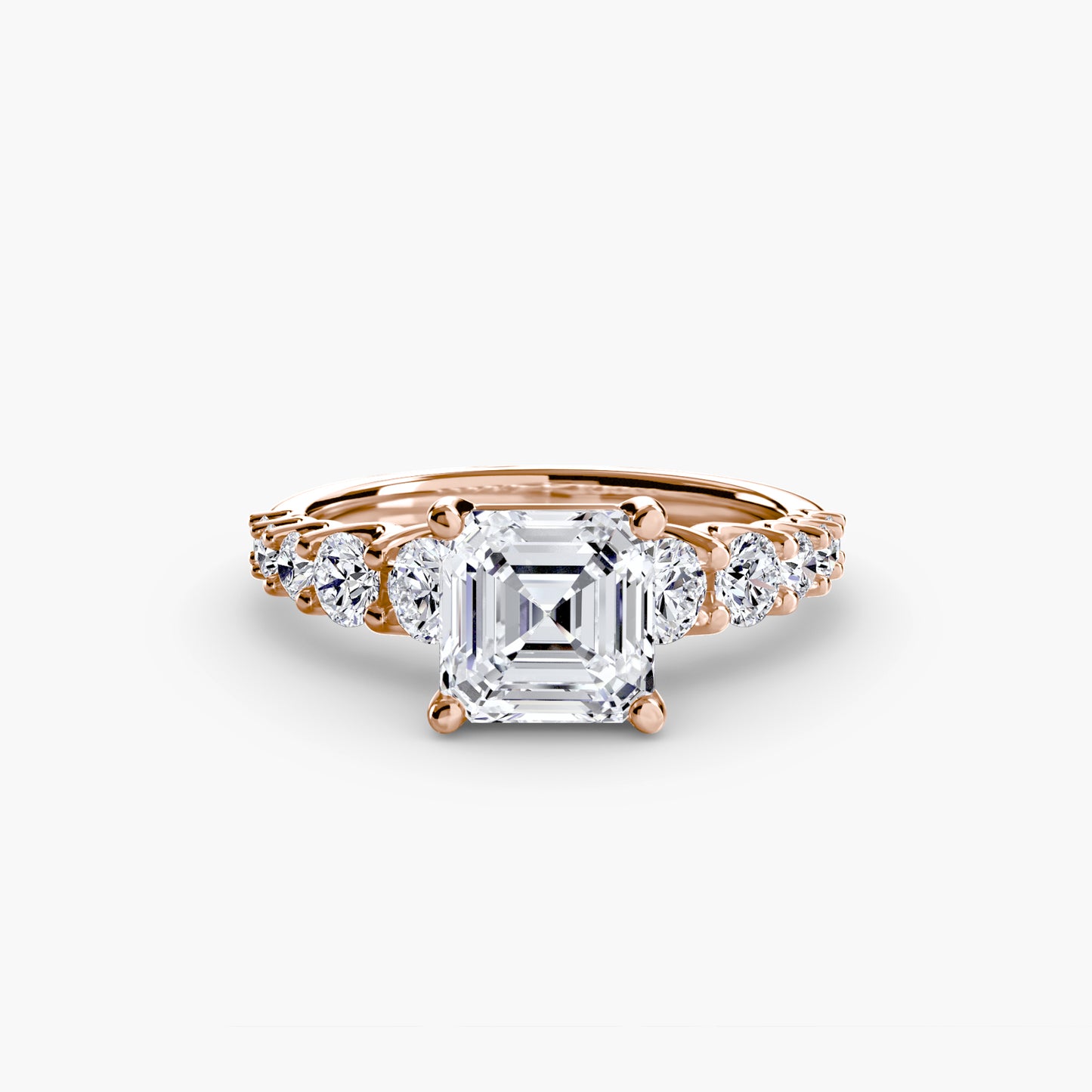 The Sovereign Graduated Accent Diamond Ring