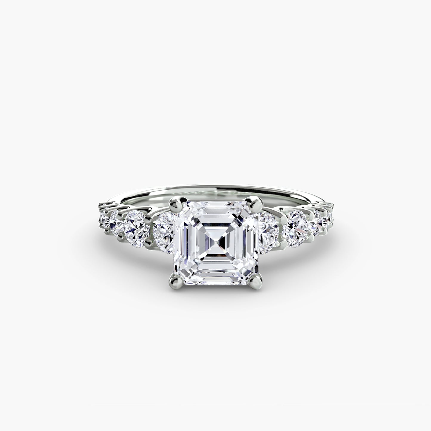 The Sovereign Graduated Accent Diamond Ring