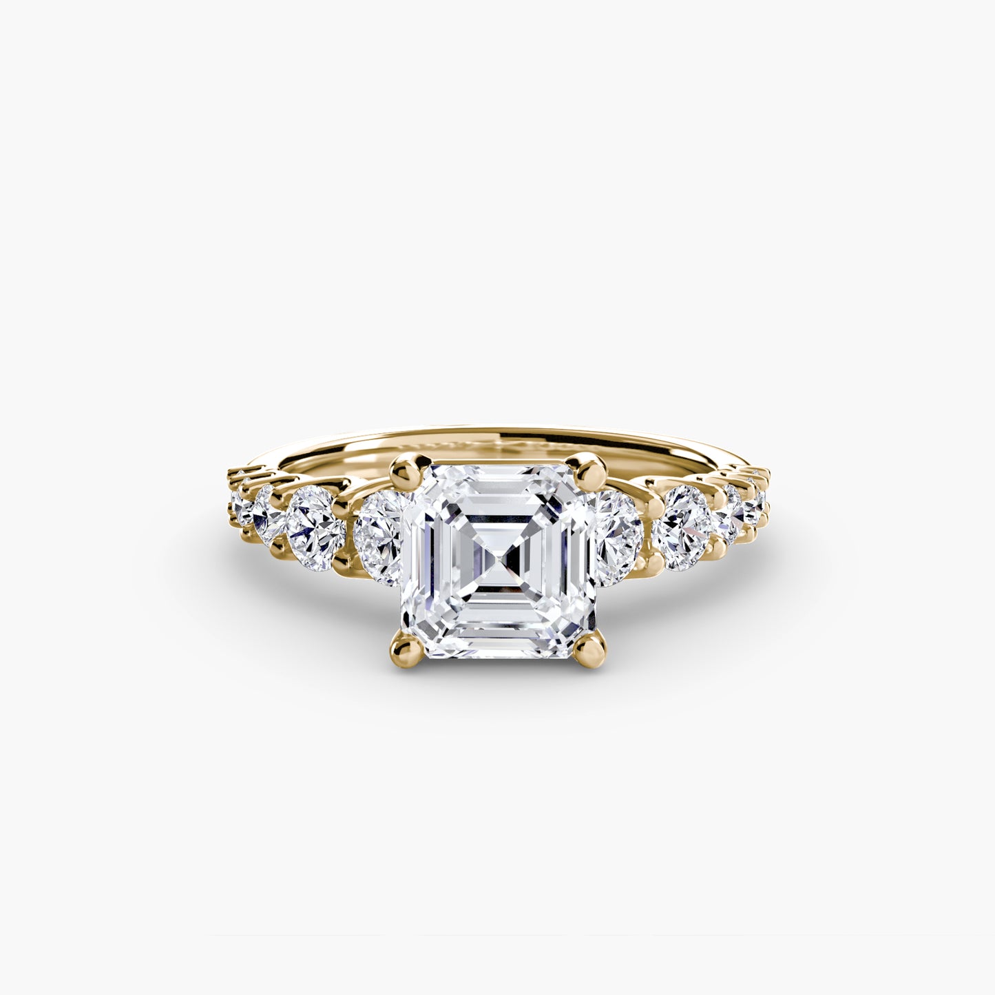 The Sovereign Graduated Accent Diamond Ring