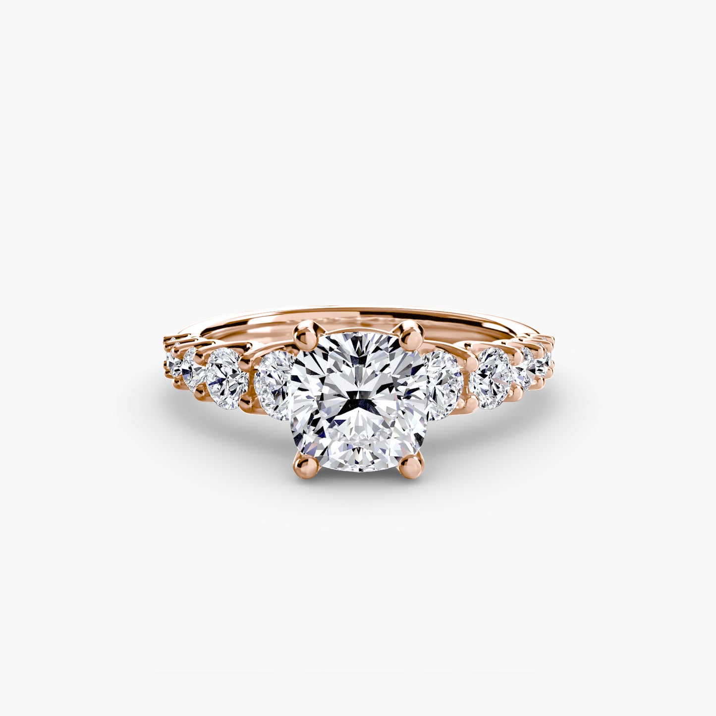 The Sovereign Graduated Accent Diamond Ring