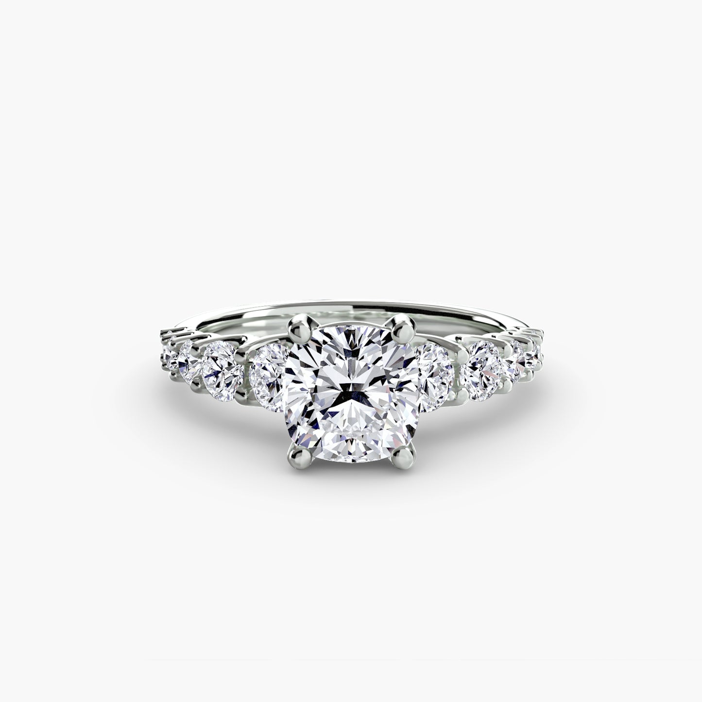 The Sovereign Graduated Accent Diamond Ring