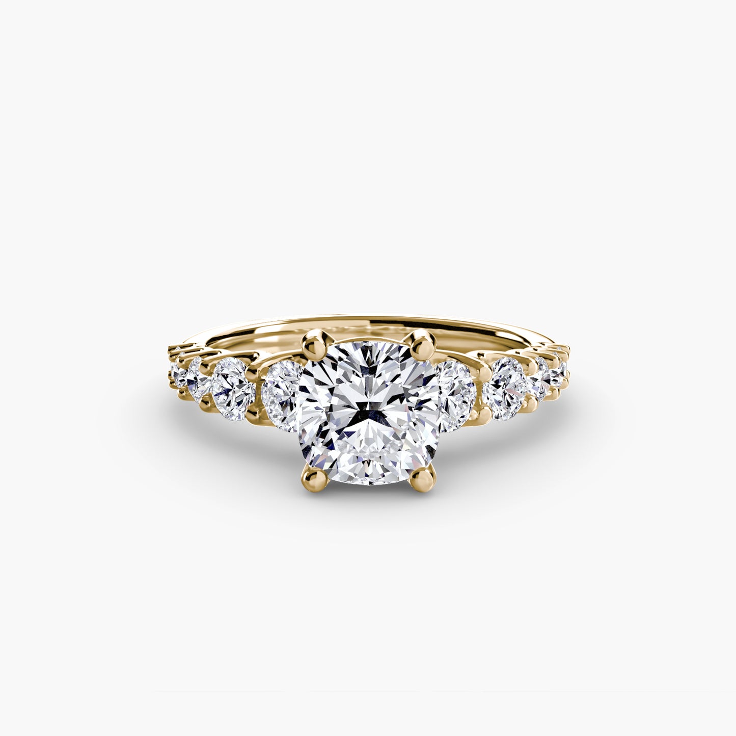 The Sovereign Graduated Accent Diamond Ring