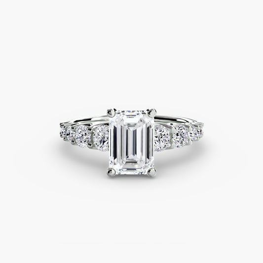 The Sovereign Graduated Accent Diamond Ring