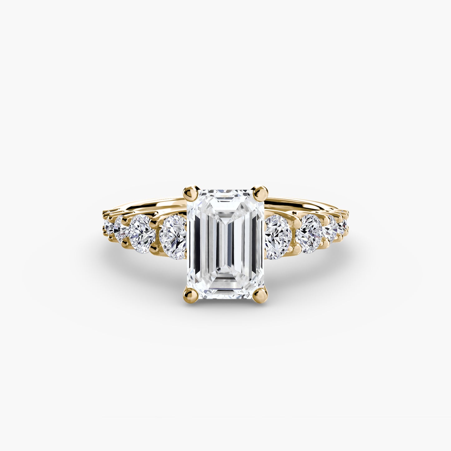 The Sovereign Graduated Accent Diamond Ring