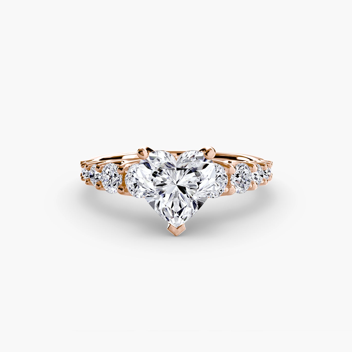 The Sovereign Graduated Accent Diamond Ring