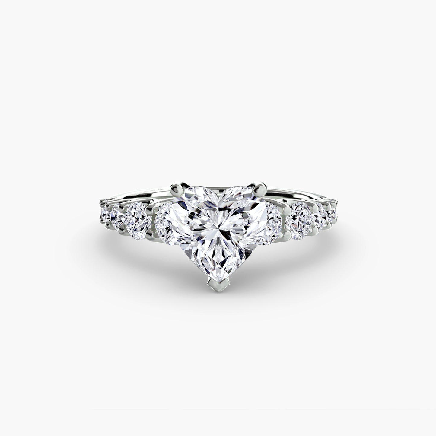 The Sovereign Graduated Accent Diamond Ring