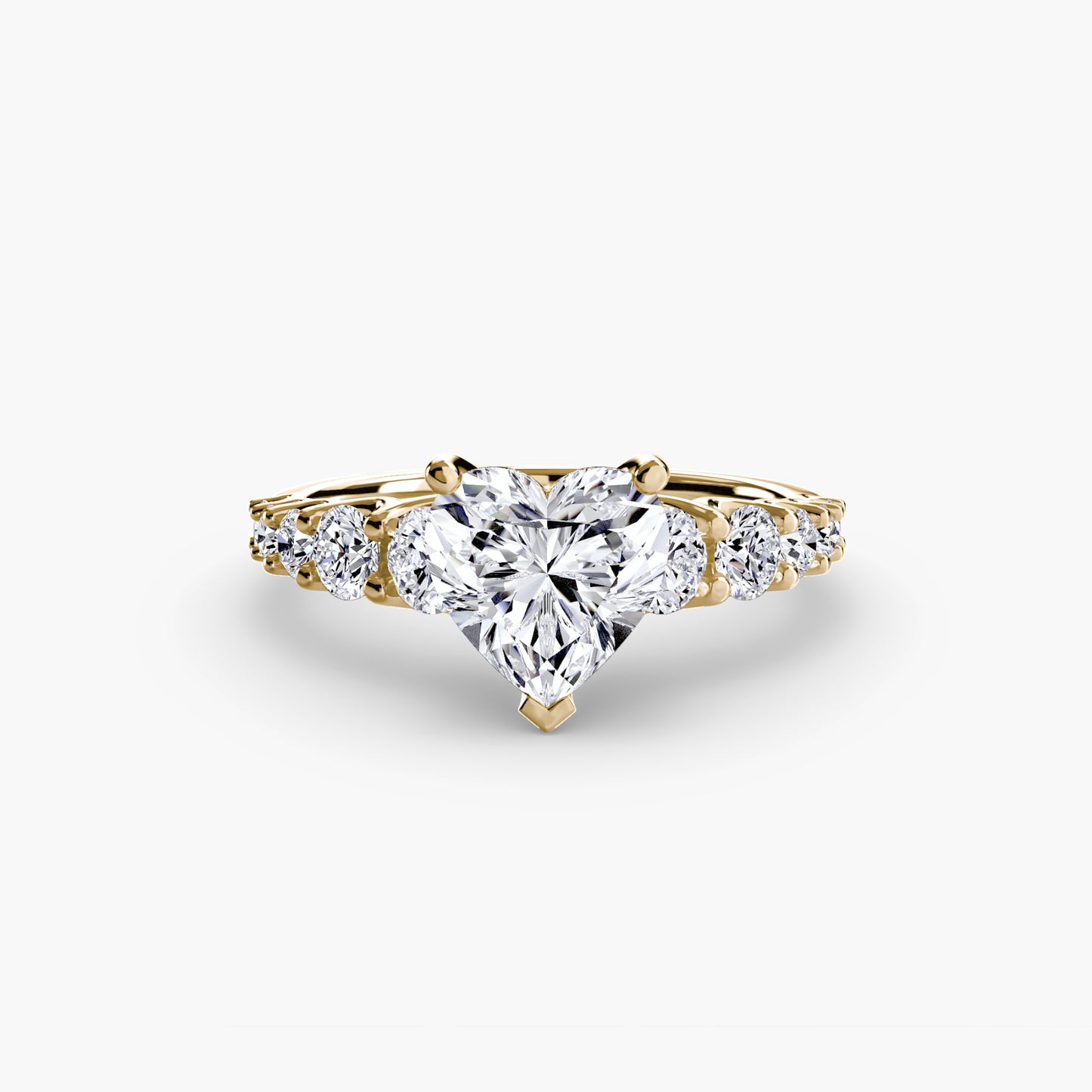 The Sovereign Graduated Accent Diamond Ring