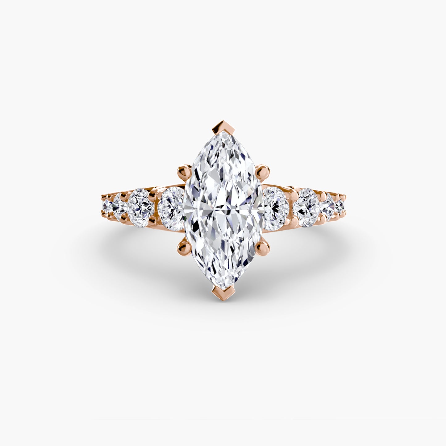 The Sovereign Graduated Accent Diamond Ring