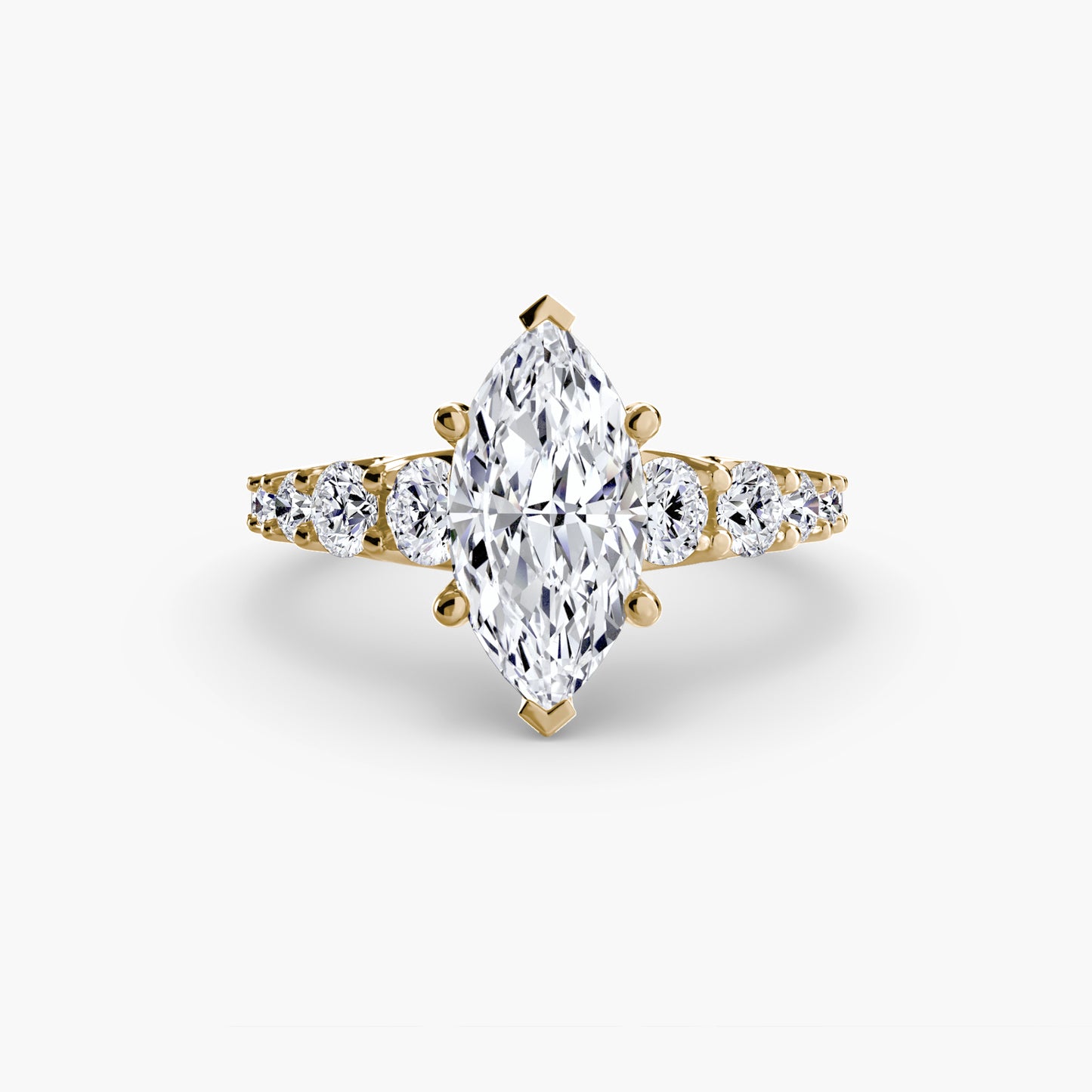The Sovereign Graduated Accent Diamond Ring