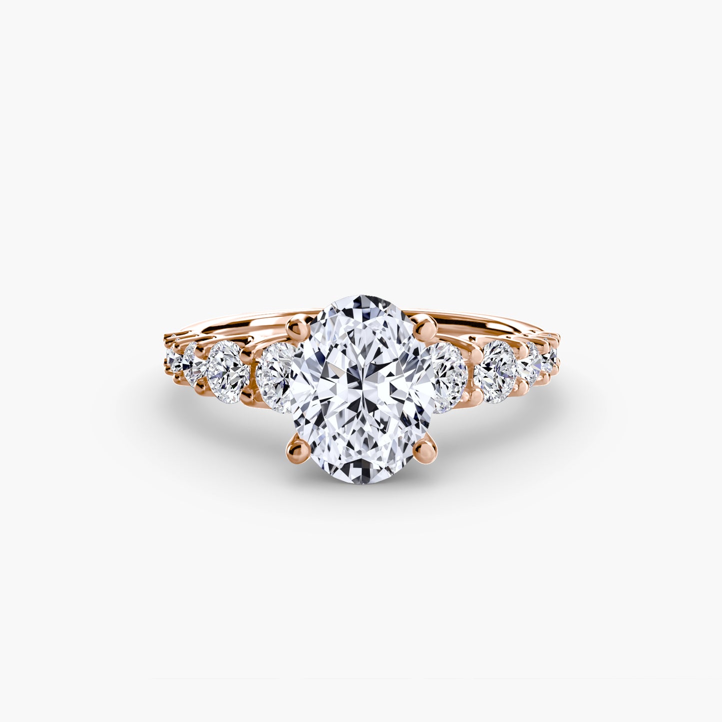 The Sovereign Graduated Accent Diamond Ring