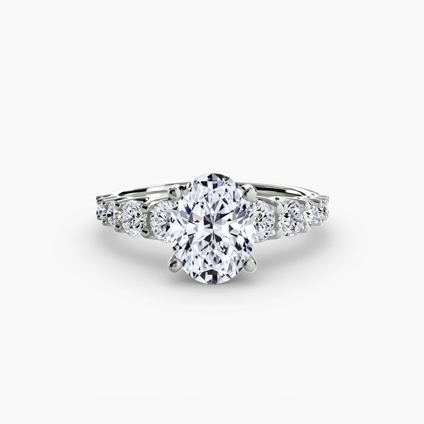 The Sovereign Graduated Accent Diamond Ring