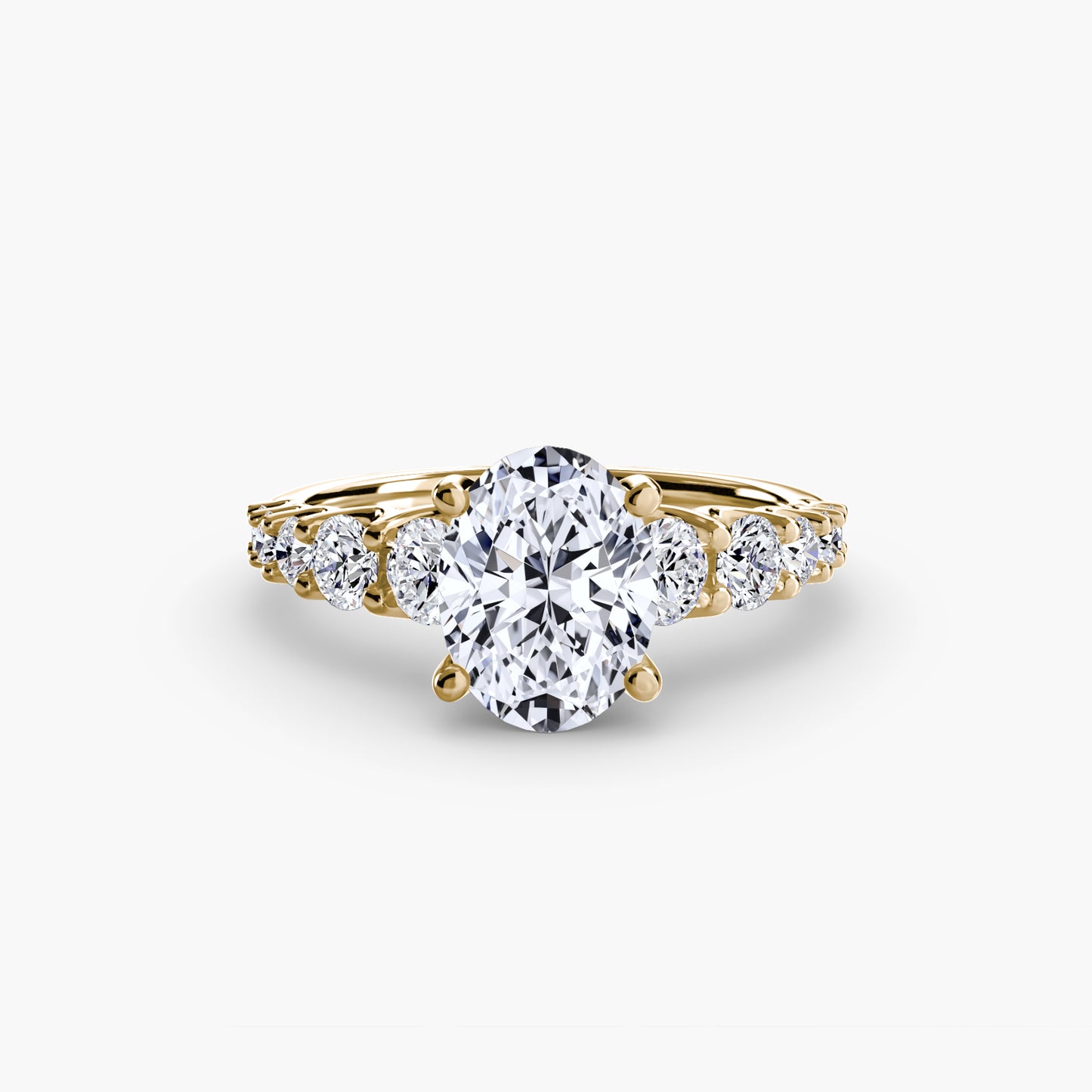 The Sovereign Graduated Accent Diamond Ring