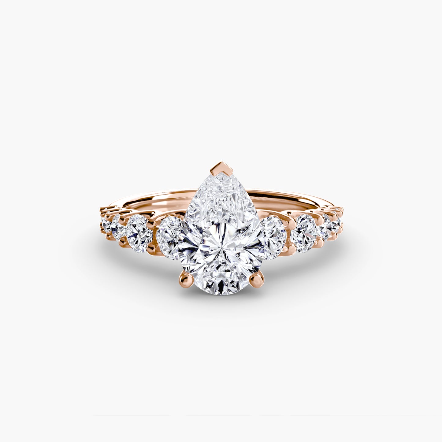 The Sovereign Graduated Accent Diamond Ring