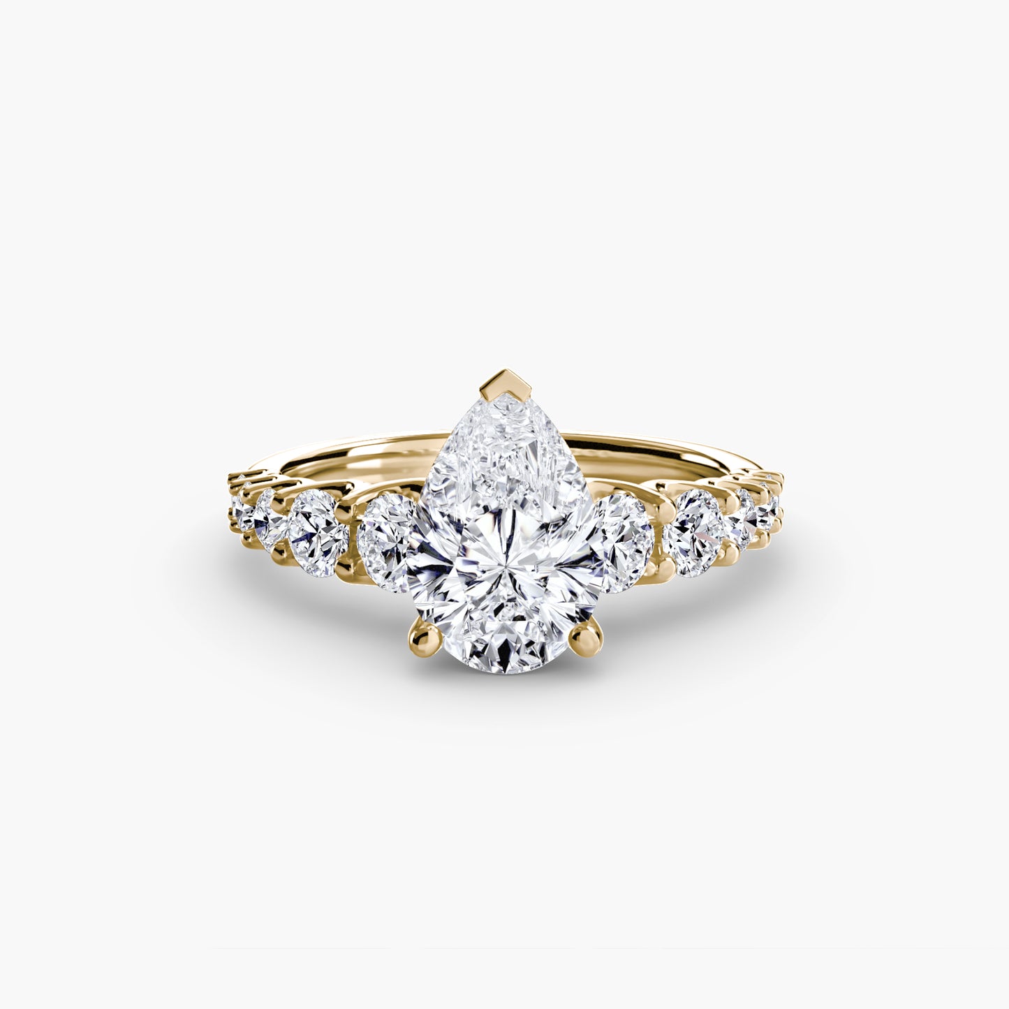The Sovereign Graduated Accent Diamond Ring