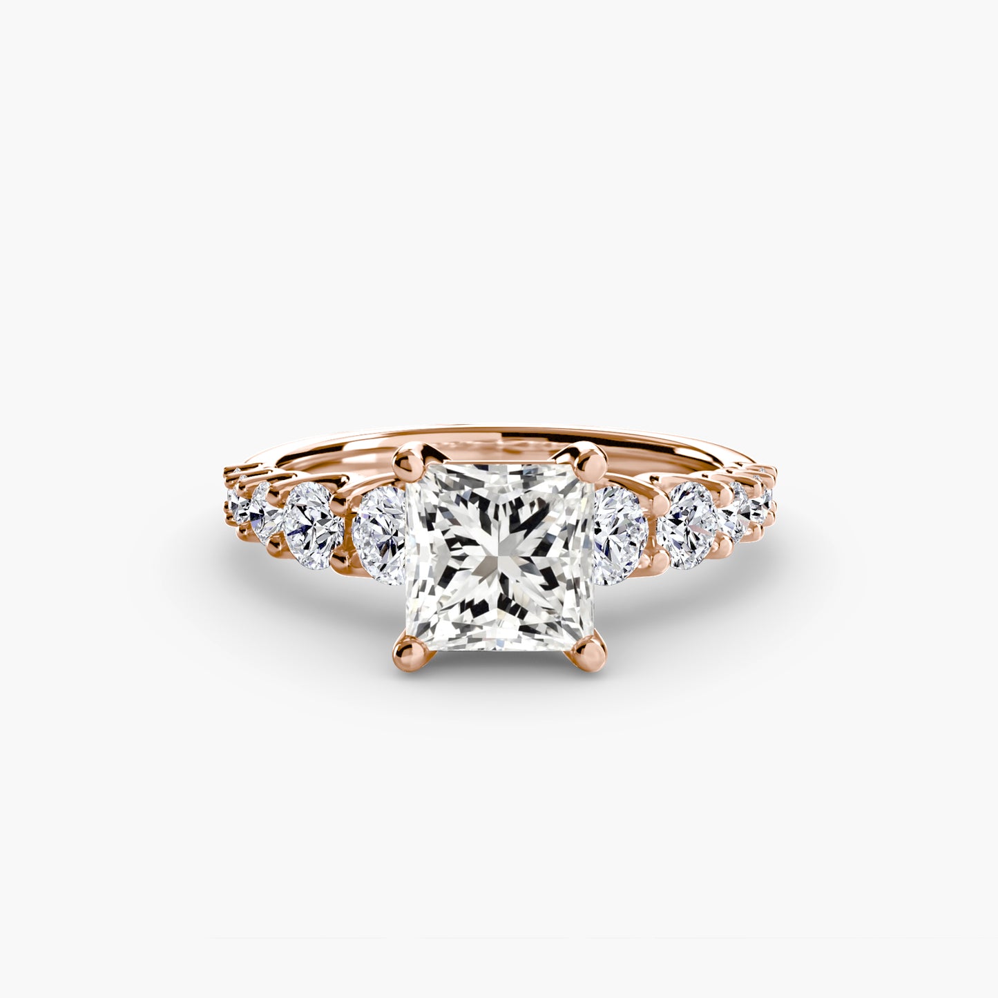 The Sovereign Graduated Accent Diamond Ring