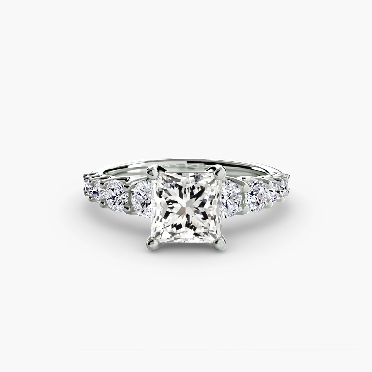 The Sovereign Graduated Accent Diamond Ring