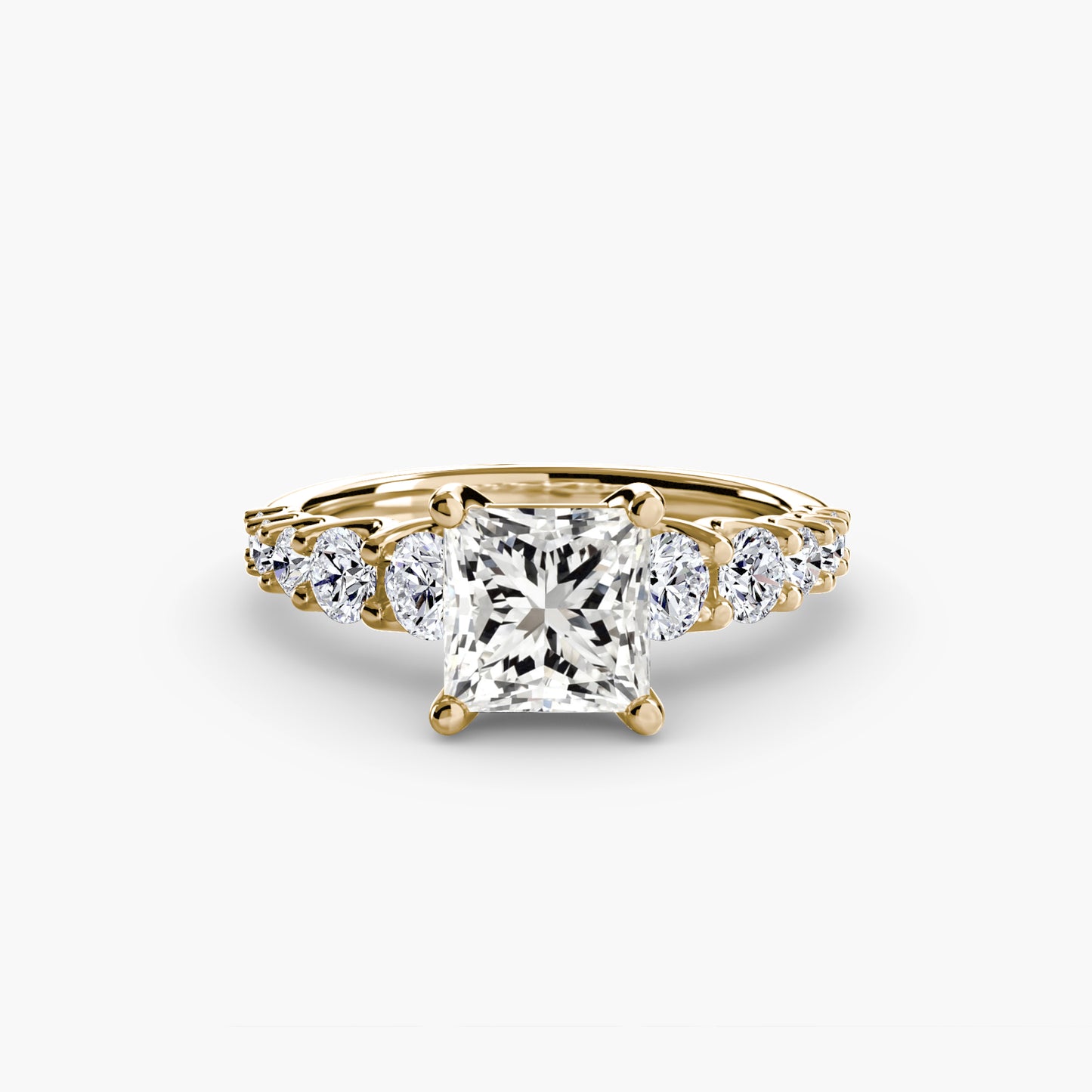 The Sovereign Graduated Accent Diamond Ring