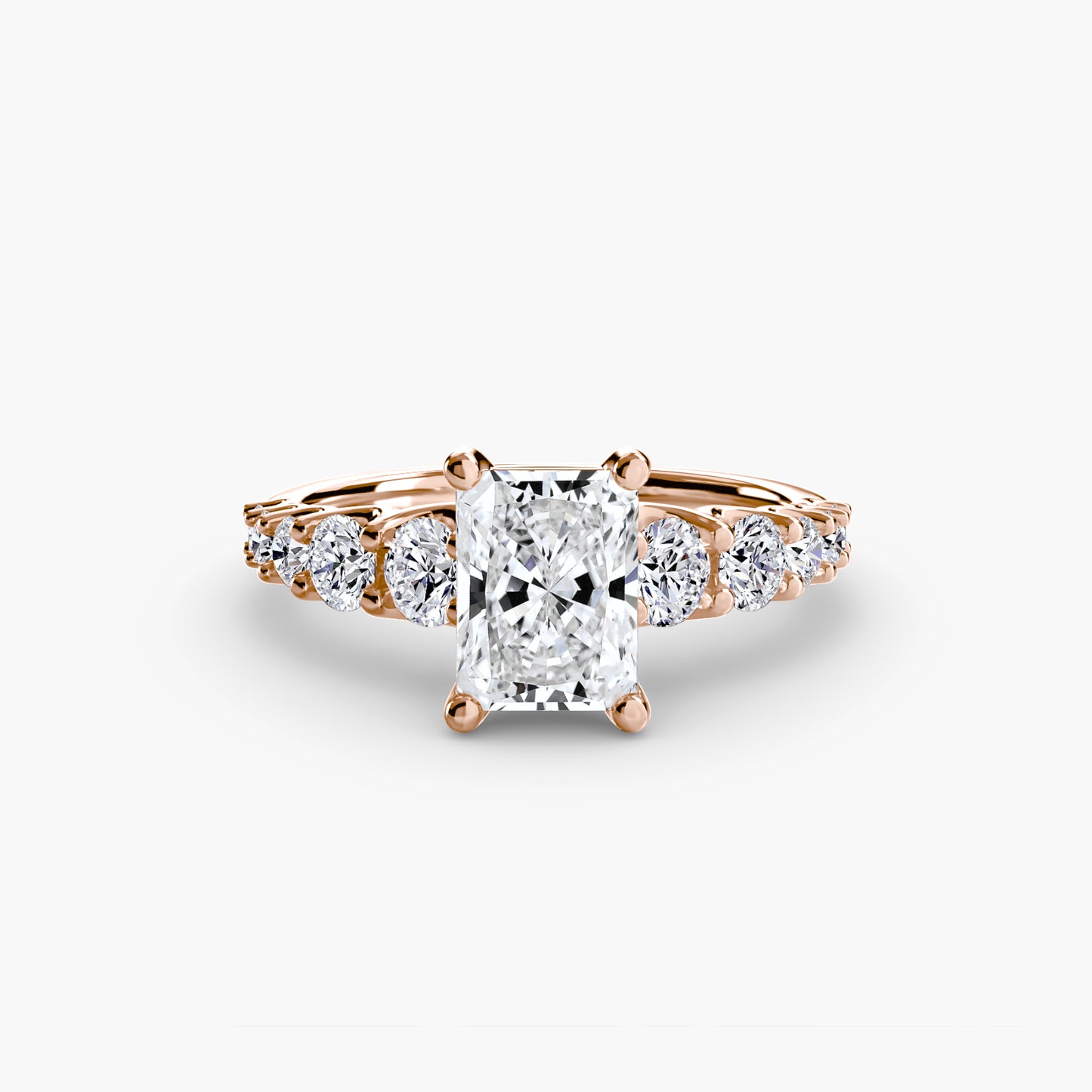The Sovereign Graduated Accent Diamond Ring
