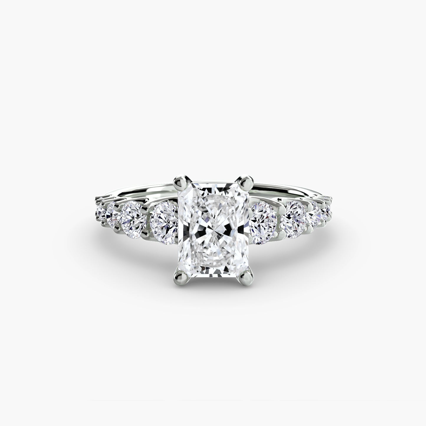 The Sovereign Graduated Accent Diamond Ring