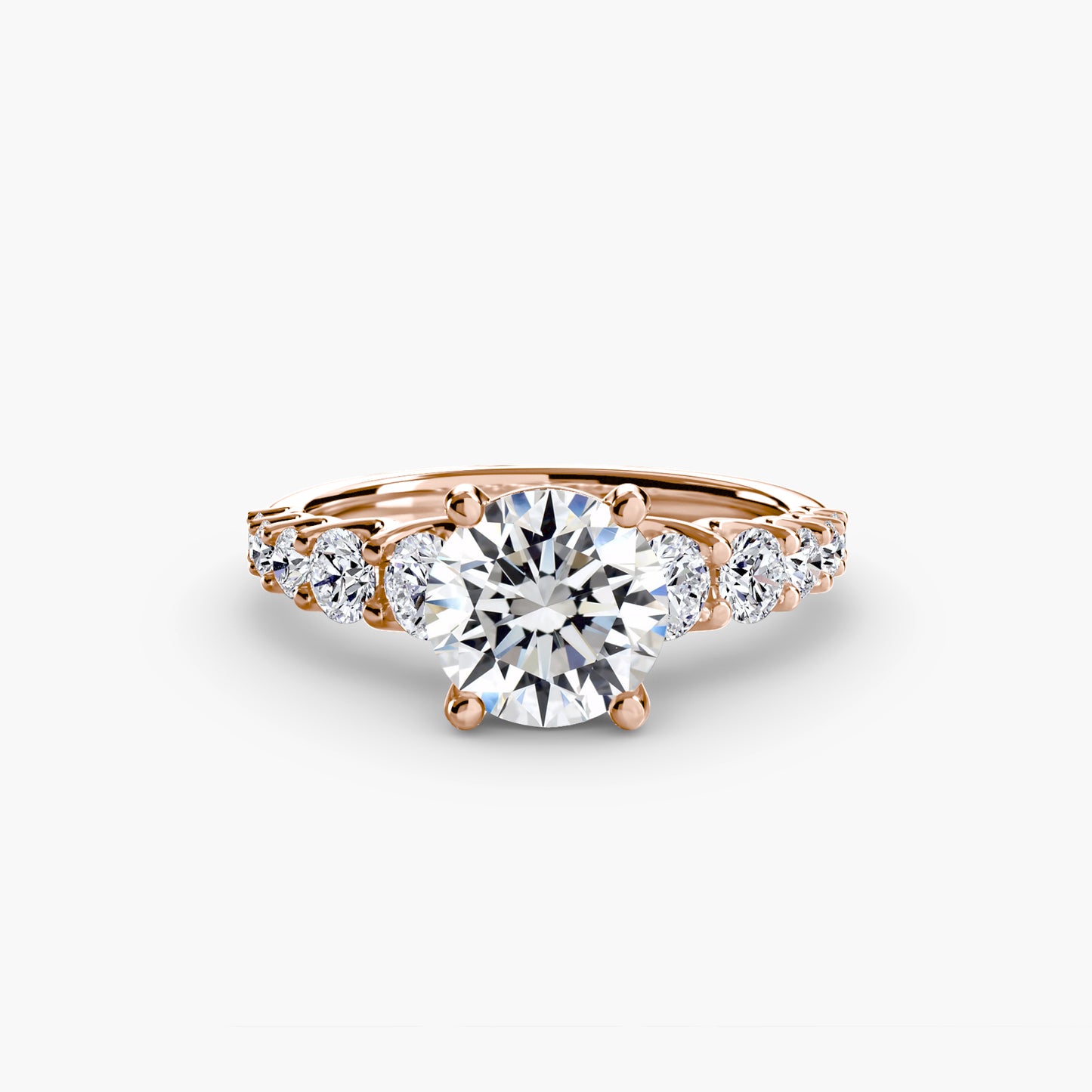 The Sovereign Graduated Accent Diamond Ring