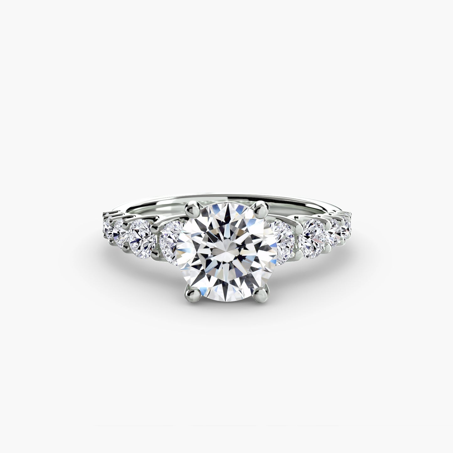 The Sovereign Graduated Accent Diamond Ring
