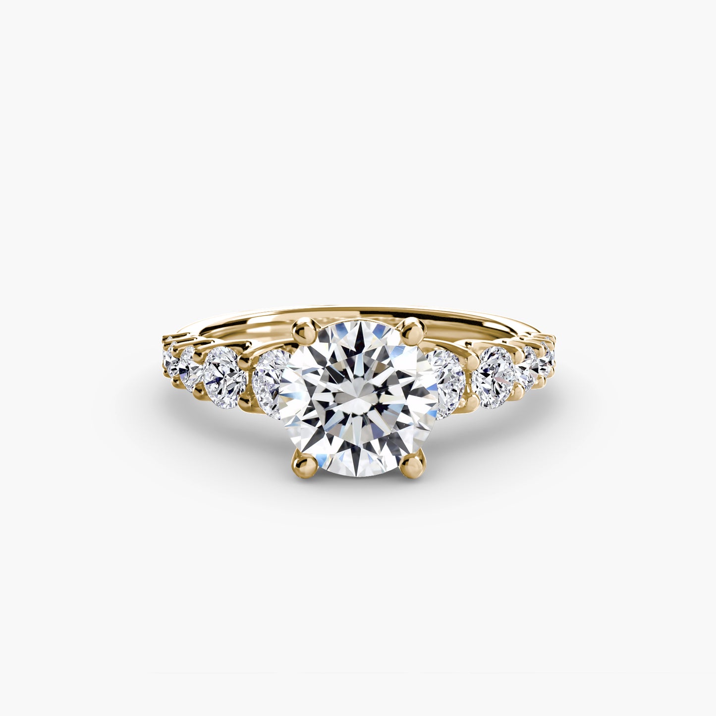 The Sovereign Graduated Accent Diamond Ring