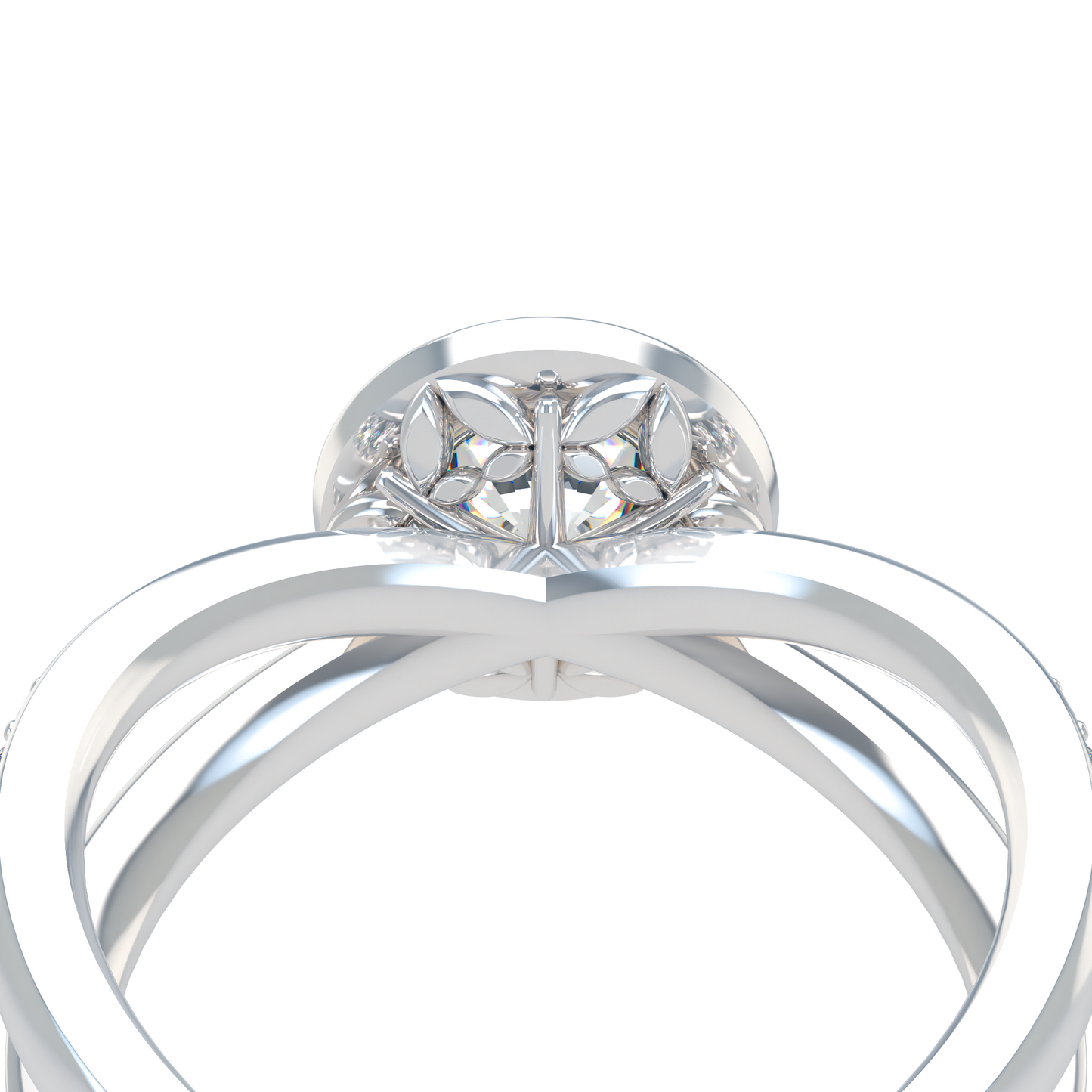 Ophelia VCL Halo prestiges diamond Ring
