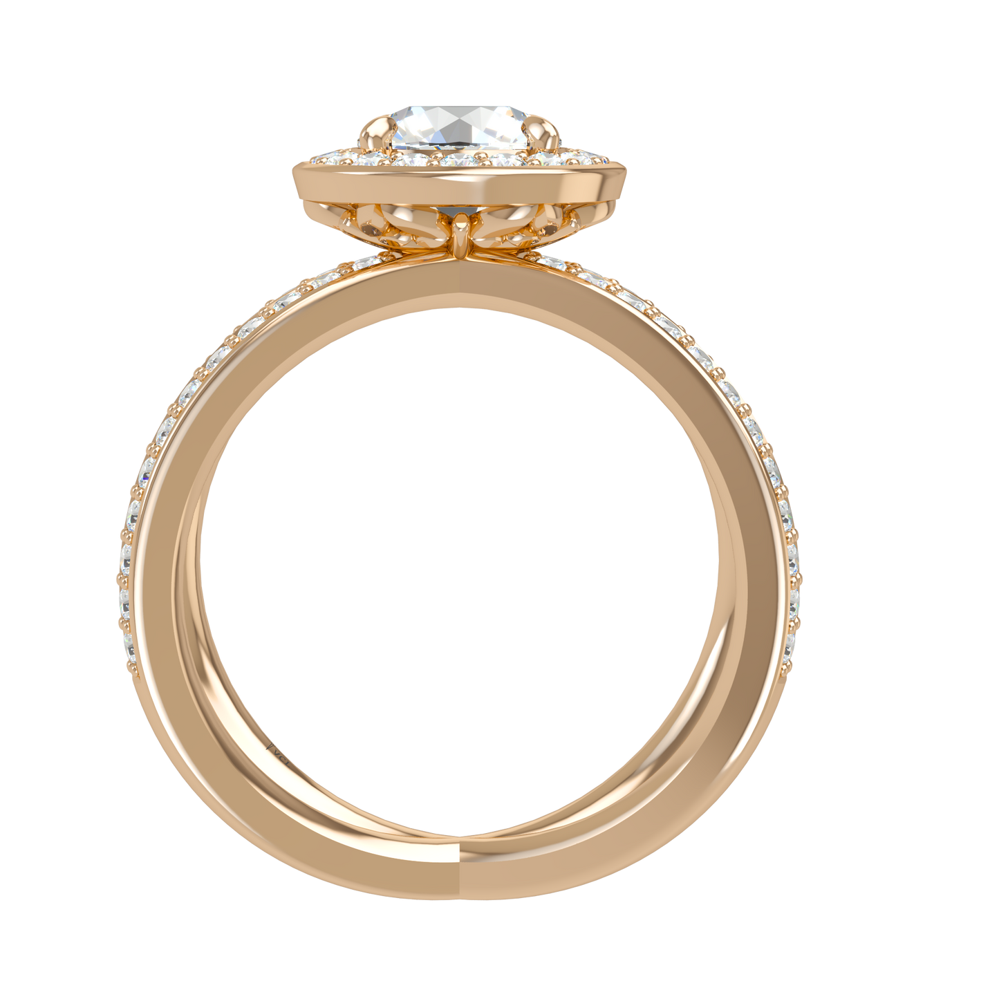Ophelia VCL Halo prestiges diamond Ring