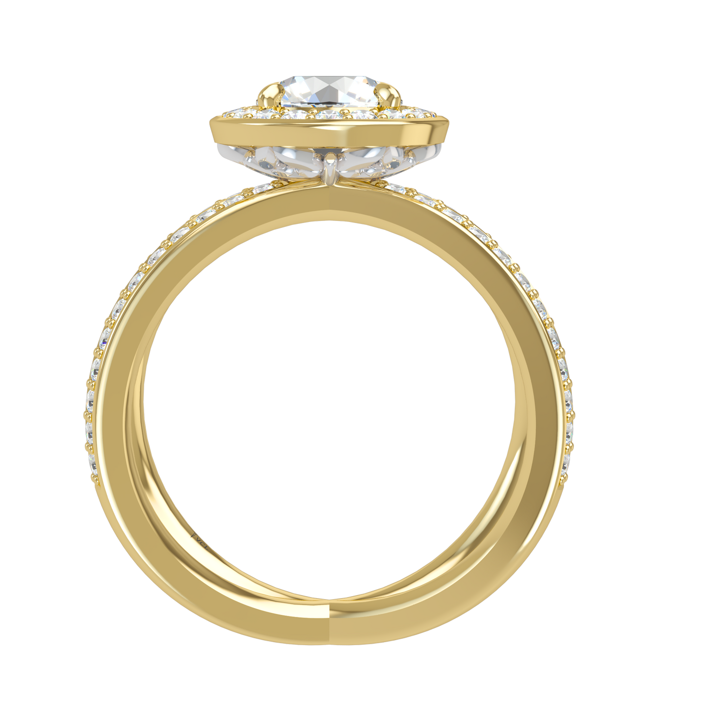 Ophelia VCL Halo prestiges diamond Ring