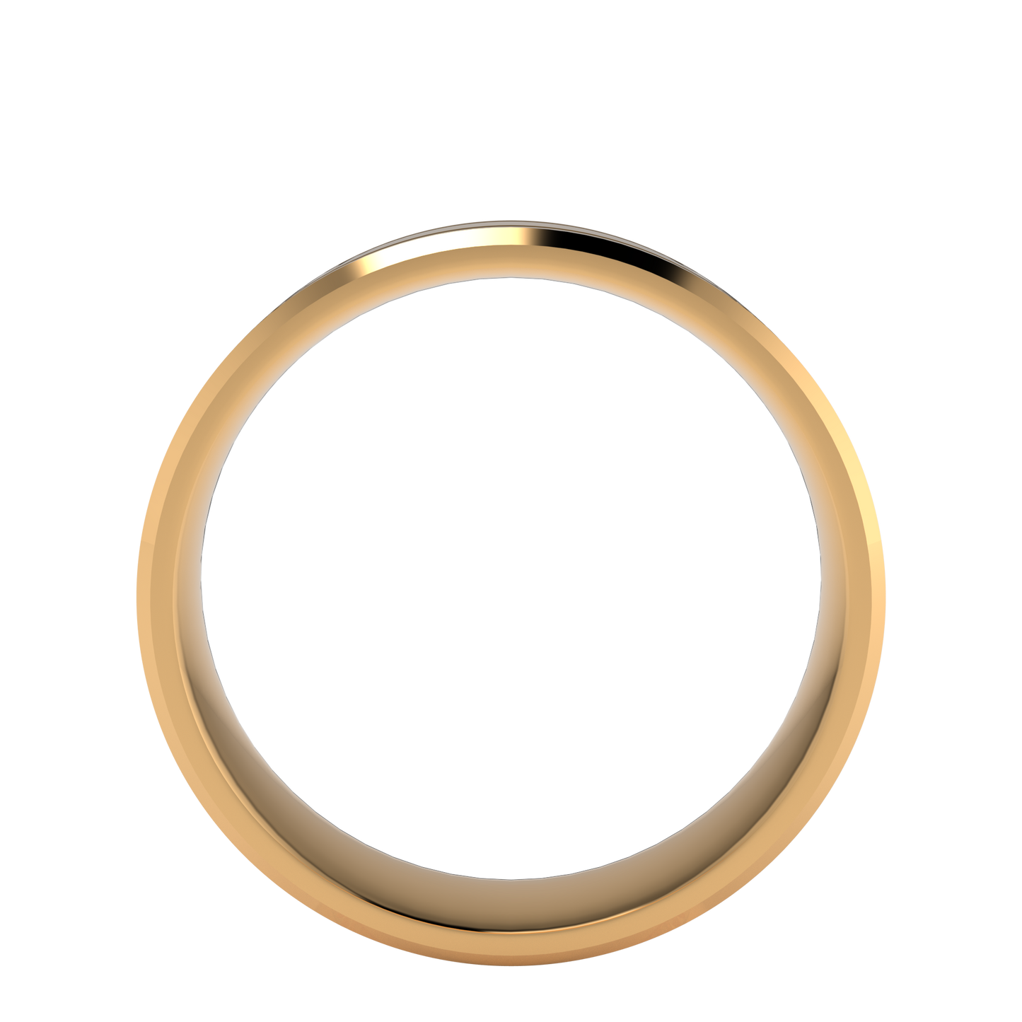 Mille Grains Flat bevel wedding band