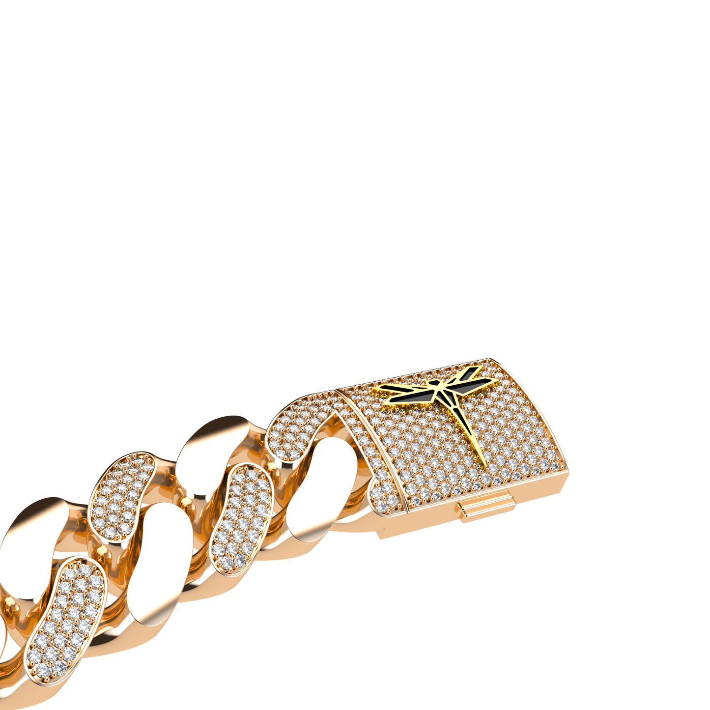 VCL Cuban Link Alternate diamond Pavé 20mm