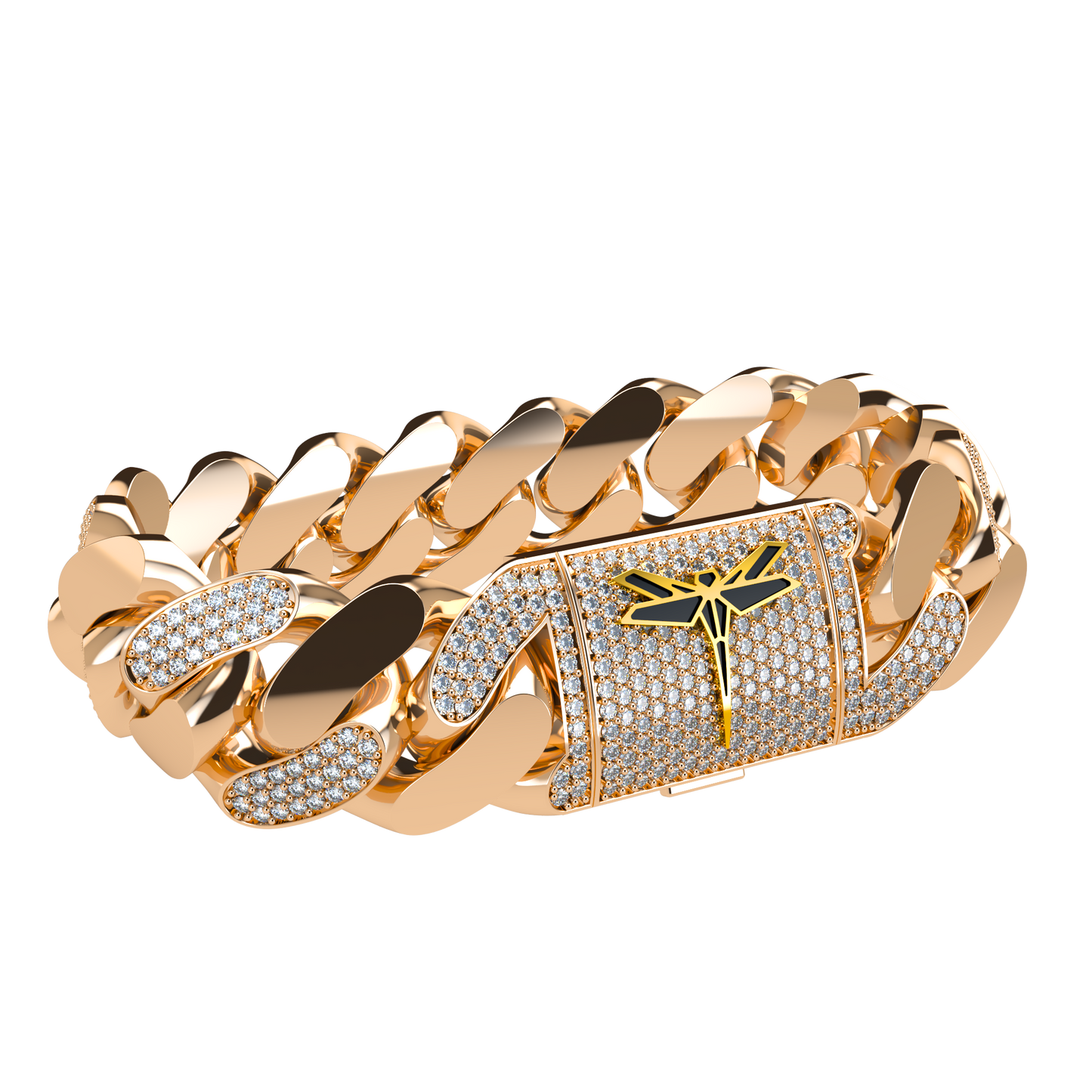 VCL Cuban Link Alternate diamond Pavé 20mm