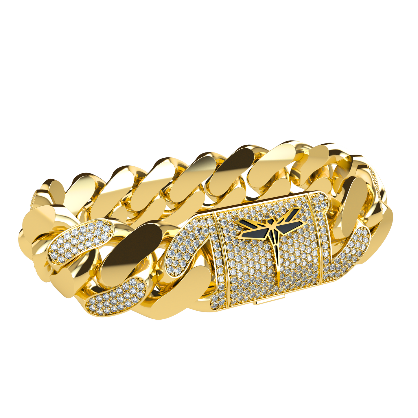 VCL Cuban Link Alternate diamond Pavé 20mm