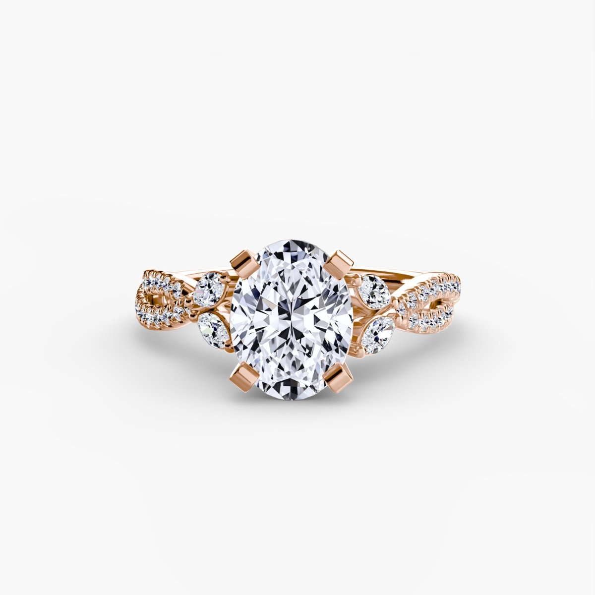 Seraphina diamond ring with Twist Pavé | Joaillerie VCL