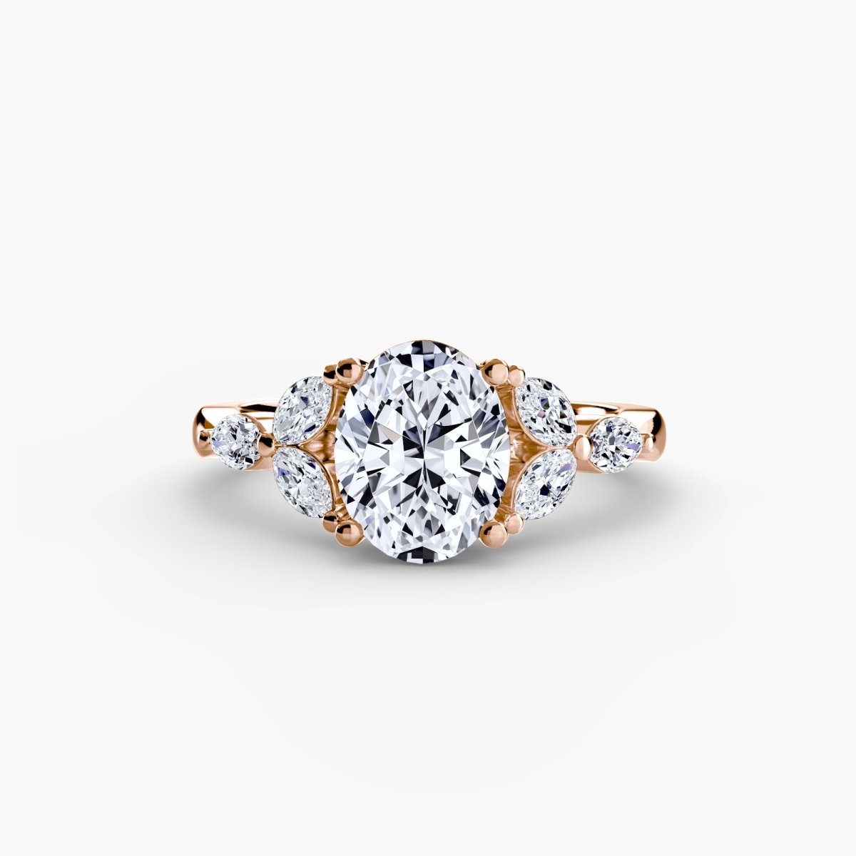 Magnolia blossom diamond Cluster Ring | Joaillerie VCL