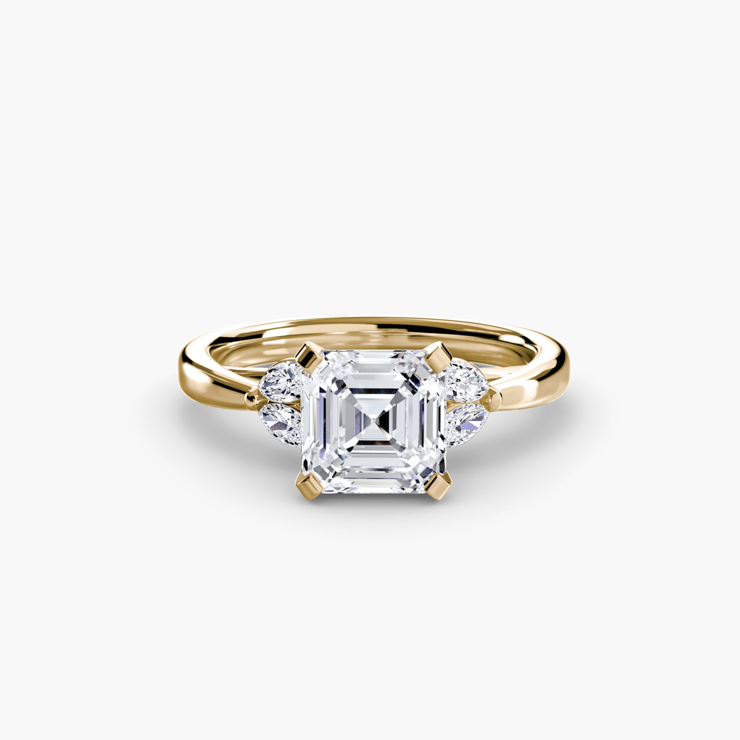 The Celestial starburst diamond ring