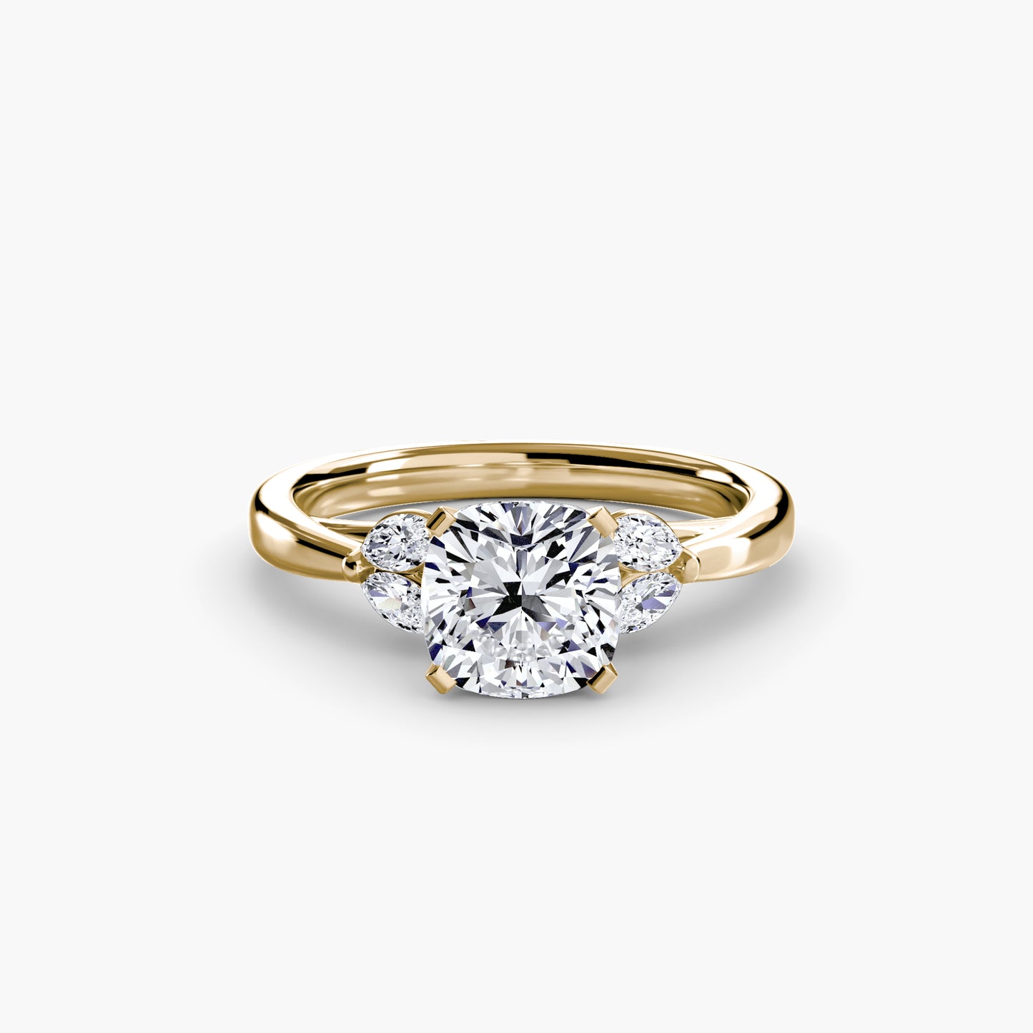 The Celestial starburst diamond ring