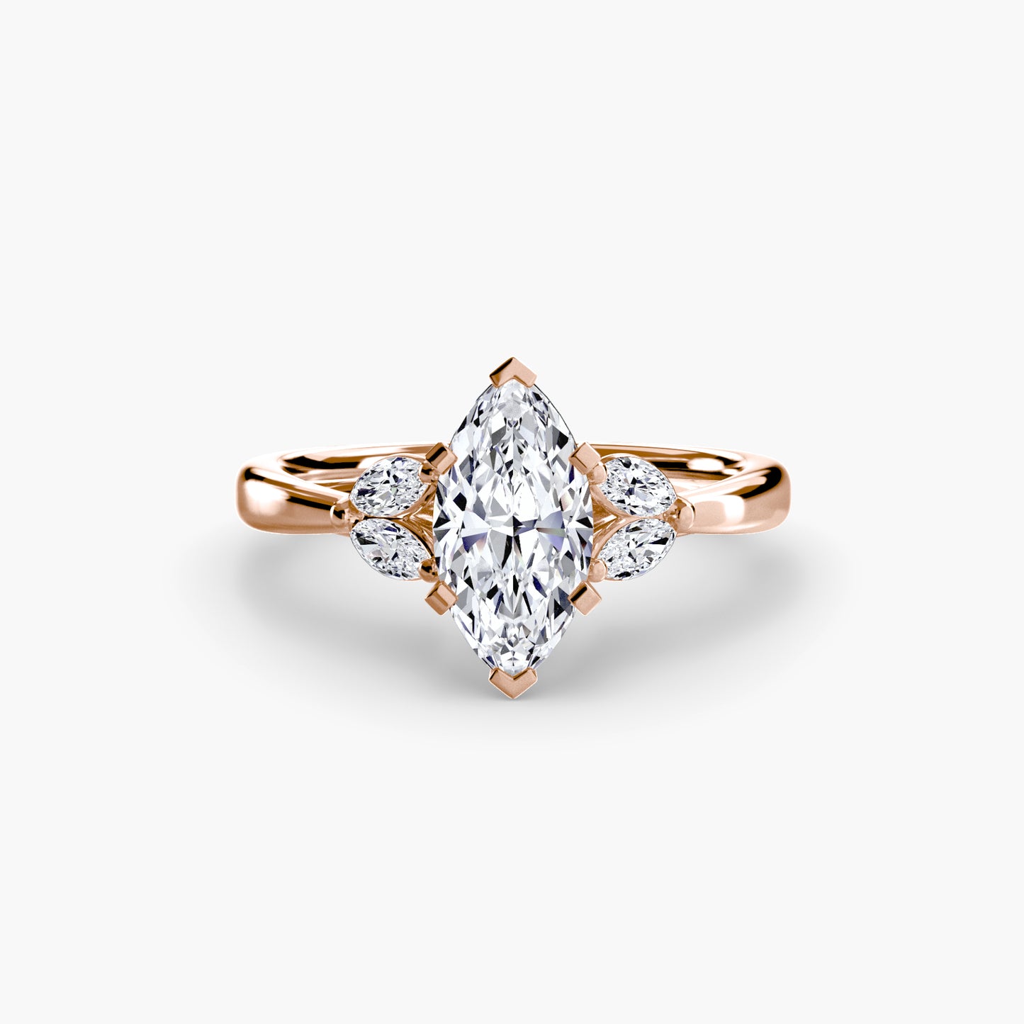 The Celestial starburst diamond ring