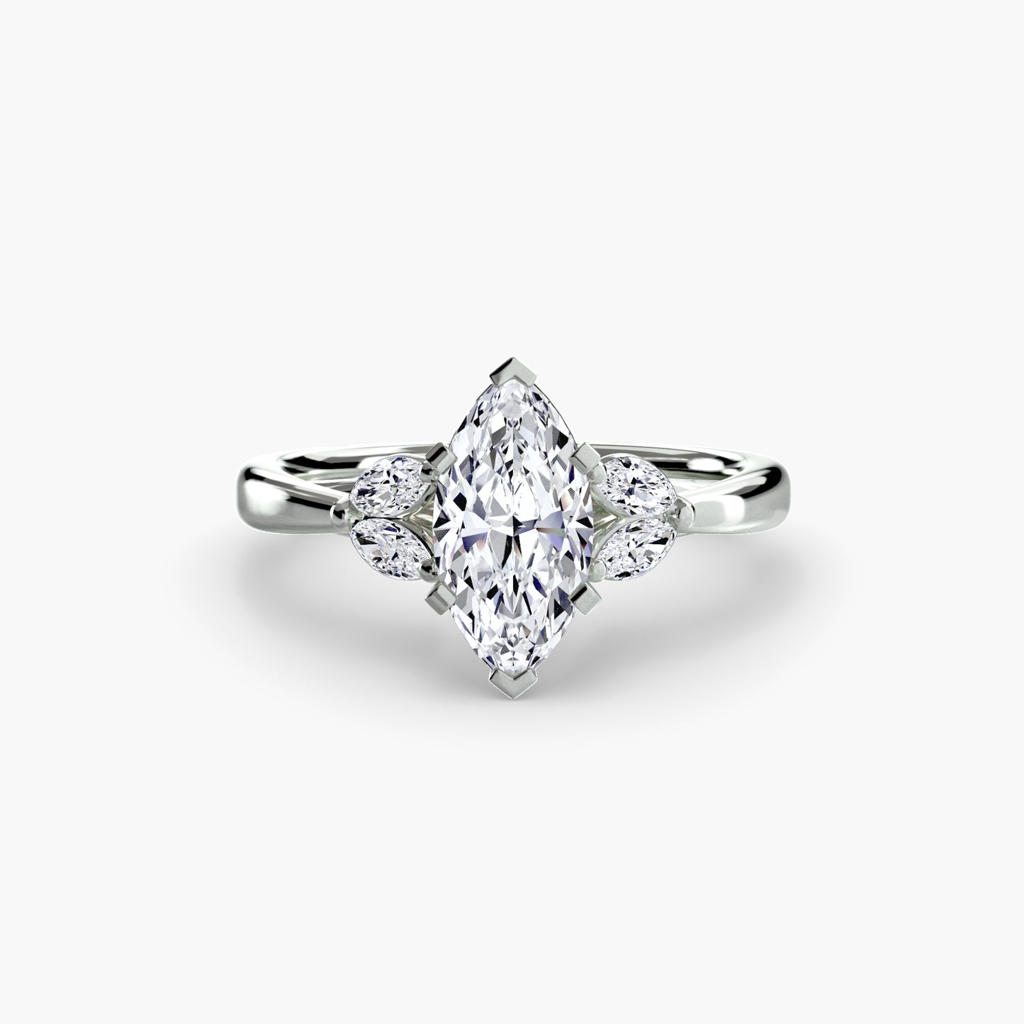 The Celestial starburst diamond ring