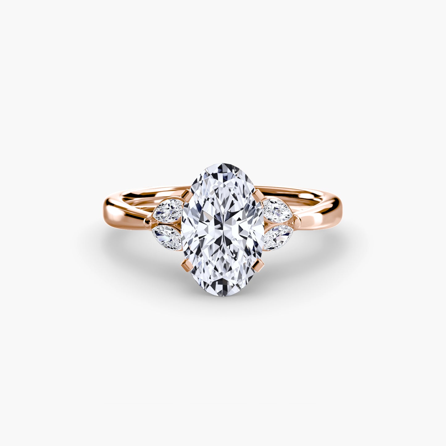 The Celestial starburst diamond ring