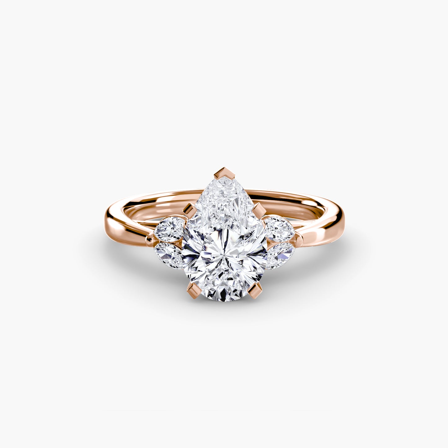 The Celestial starburst diamond ring