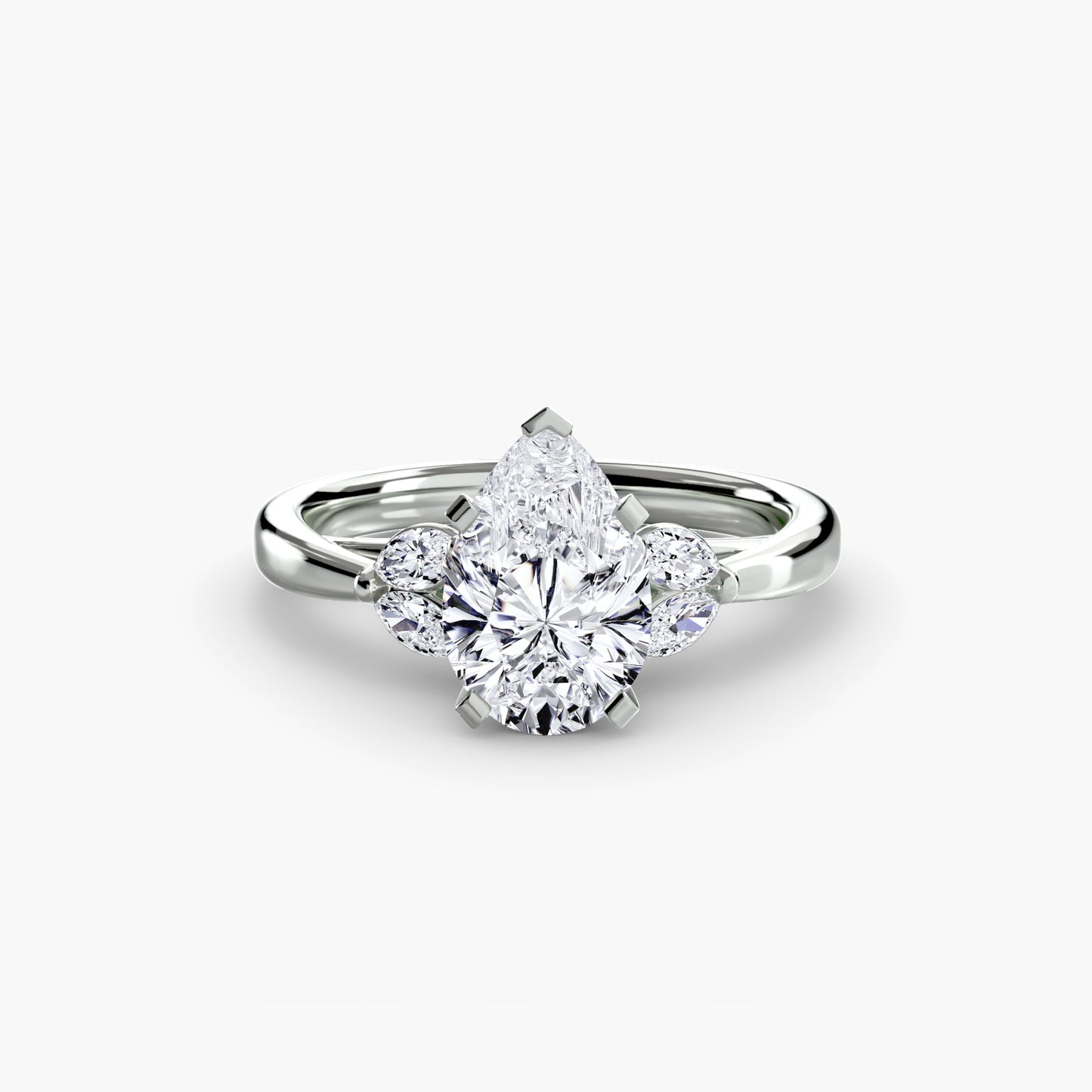 The Celestial starburst diamond ring