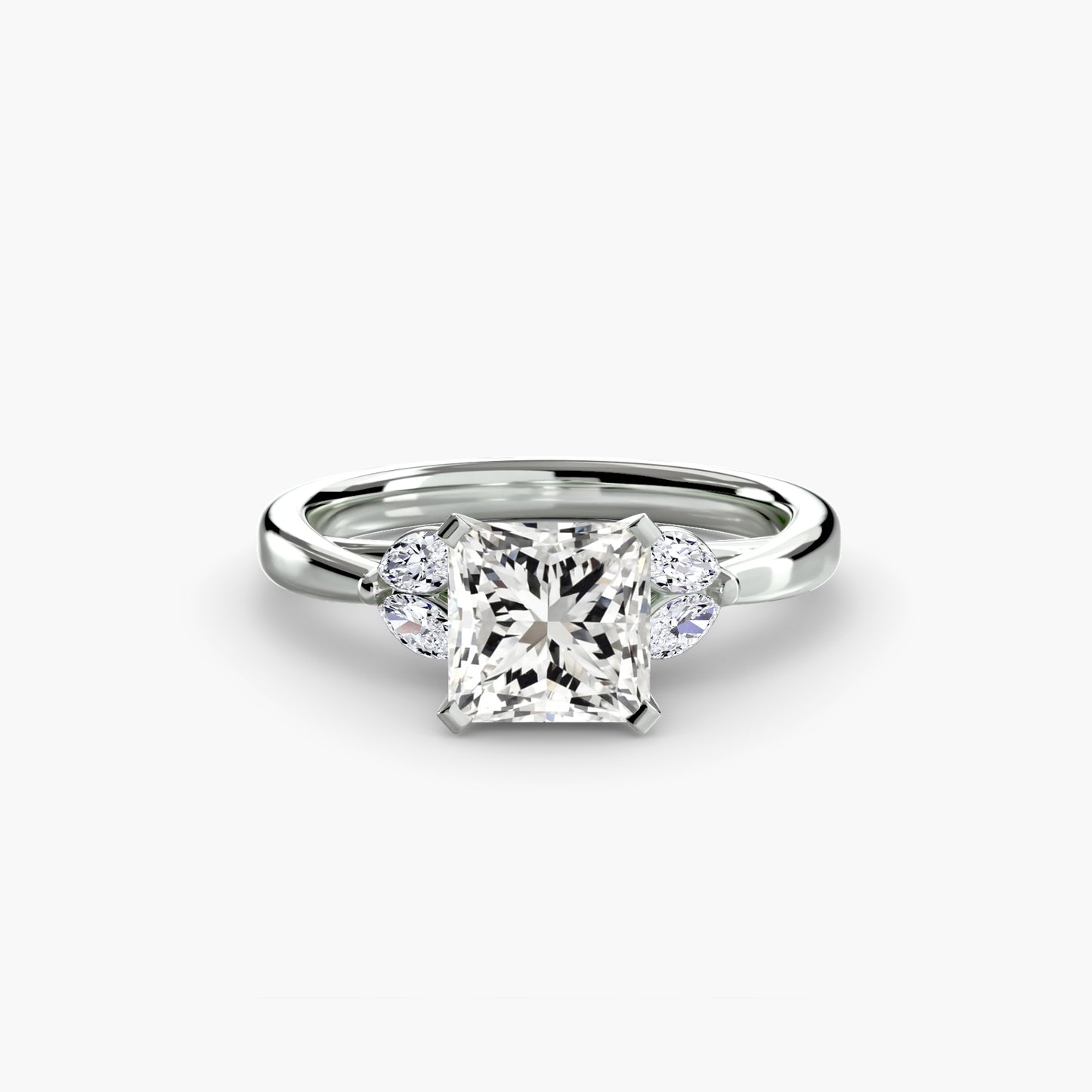 The Celestial starburst diamond ring