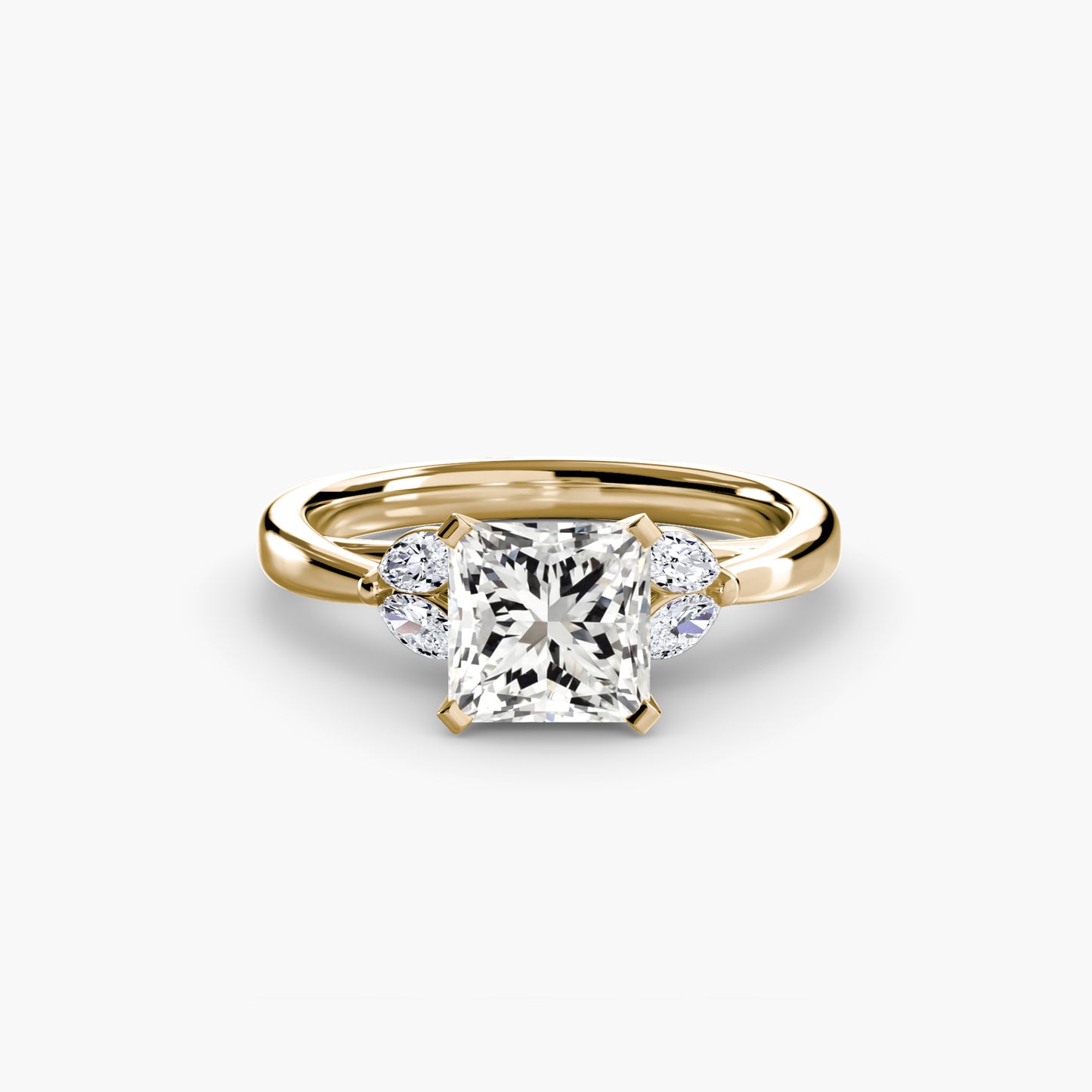 The Celestial starburst diamond ring