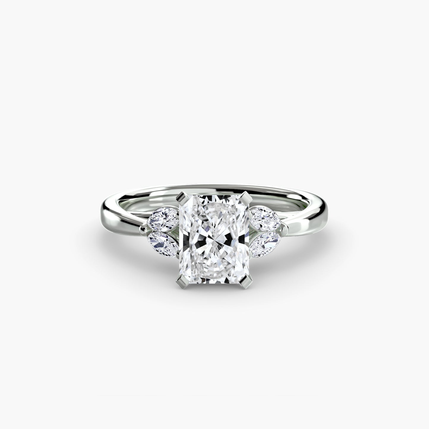 The Celestial starburst diamond ring