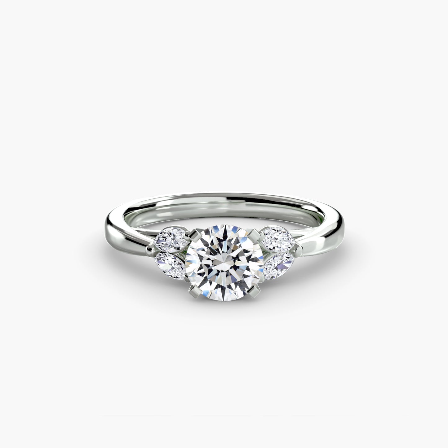 The Celestial starburst diamond ring