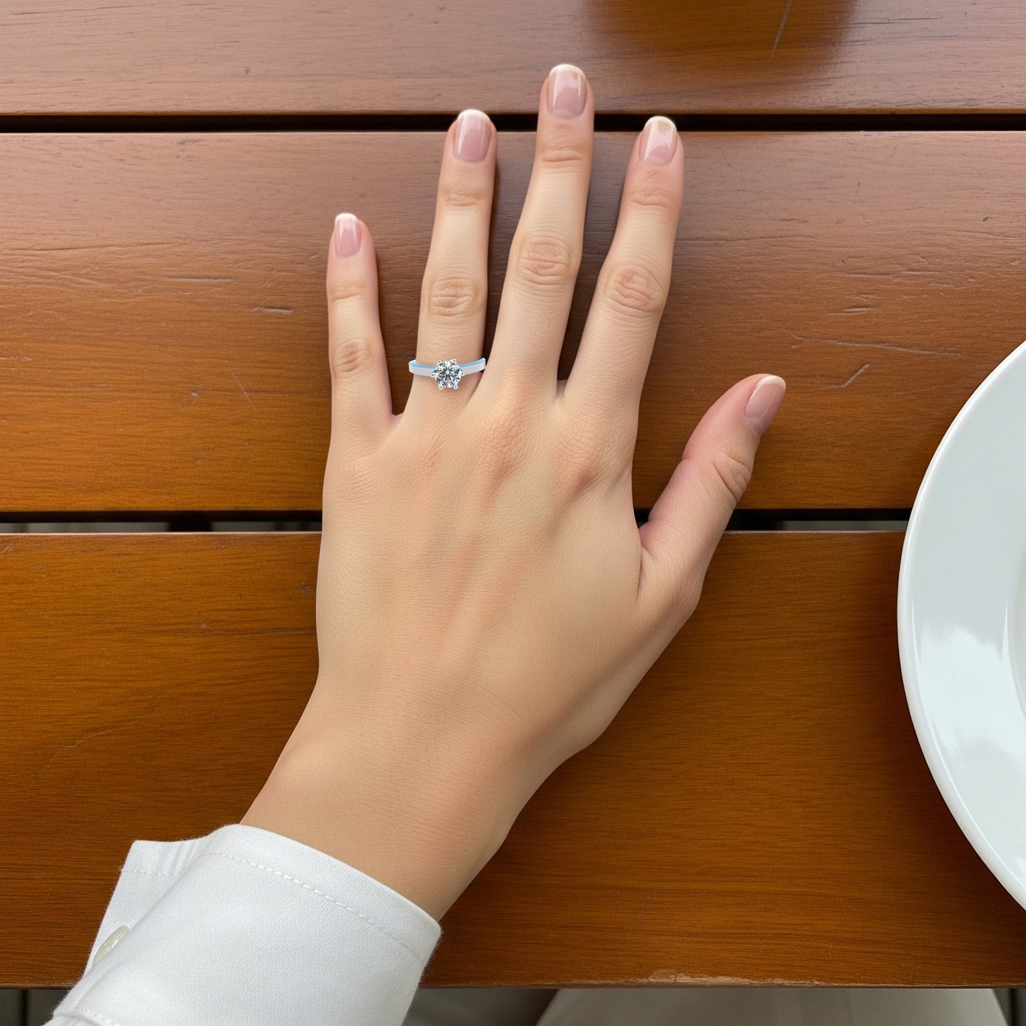 Albany VCL prestiges diamond solitaire ring