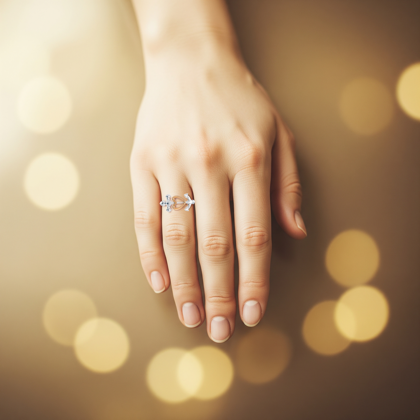 Heart Anchor Ring