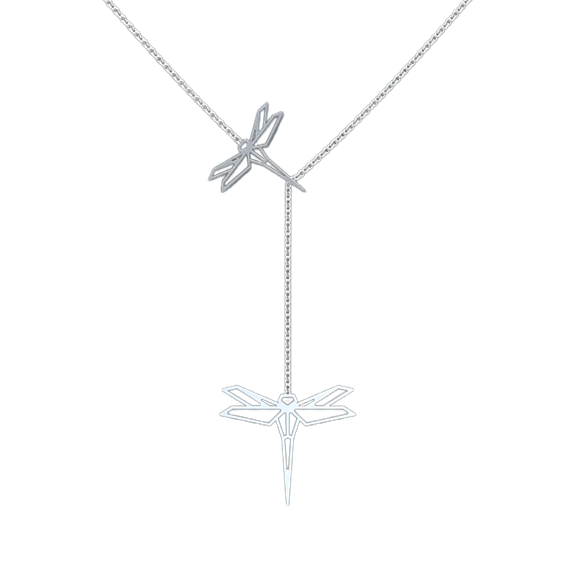 VCL Dragonfly Lariat Necklace